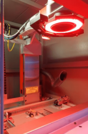 Customized laser station interior