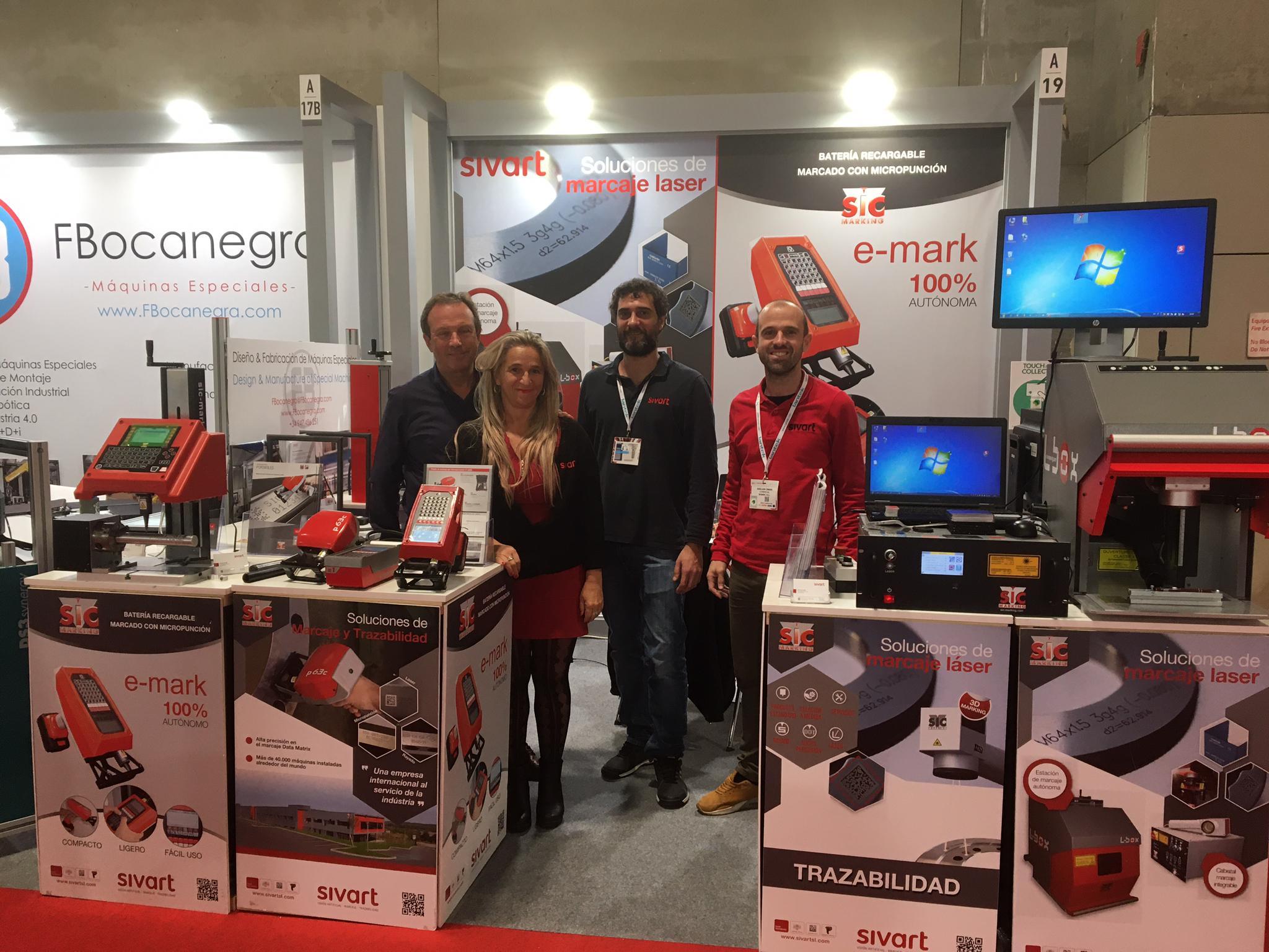 Sivart stand at the Advanced Factories Congress